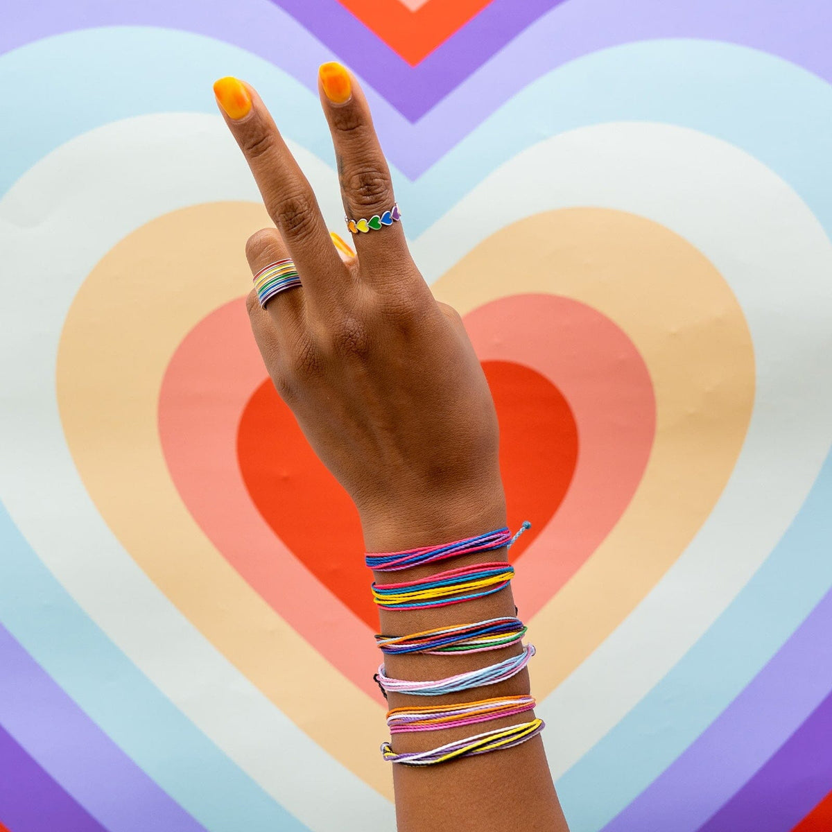 Rainbow Ring Stack