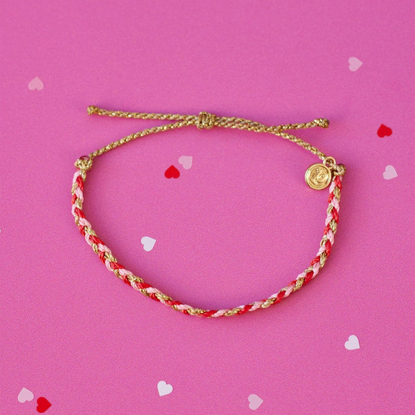 Red Cross XOXO Mixed Mini Braided Bracelet