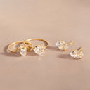 Herkimer Stud Earrings