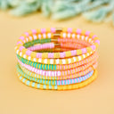 Sunset Beach Stretch Bracelet Set of 8