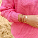 Cuteness Tile Bead Stretch Bracelet