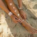 Monochrome Stretch Anklet