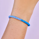 Cornflower Seascape Stretch Bracelet