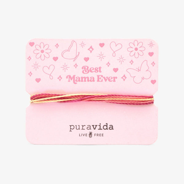 Best Mama Ever Bracelet Card