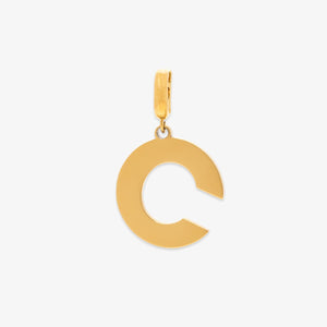 Harper Slanted Statement Alphabet Charm