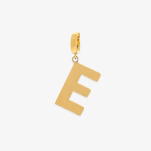 Harper Slanted Statement Alphabet Charm