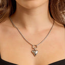 Harper Puffy Heart Charm