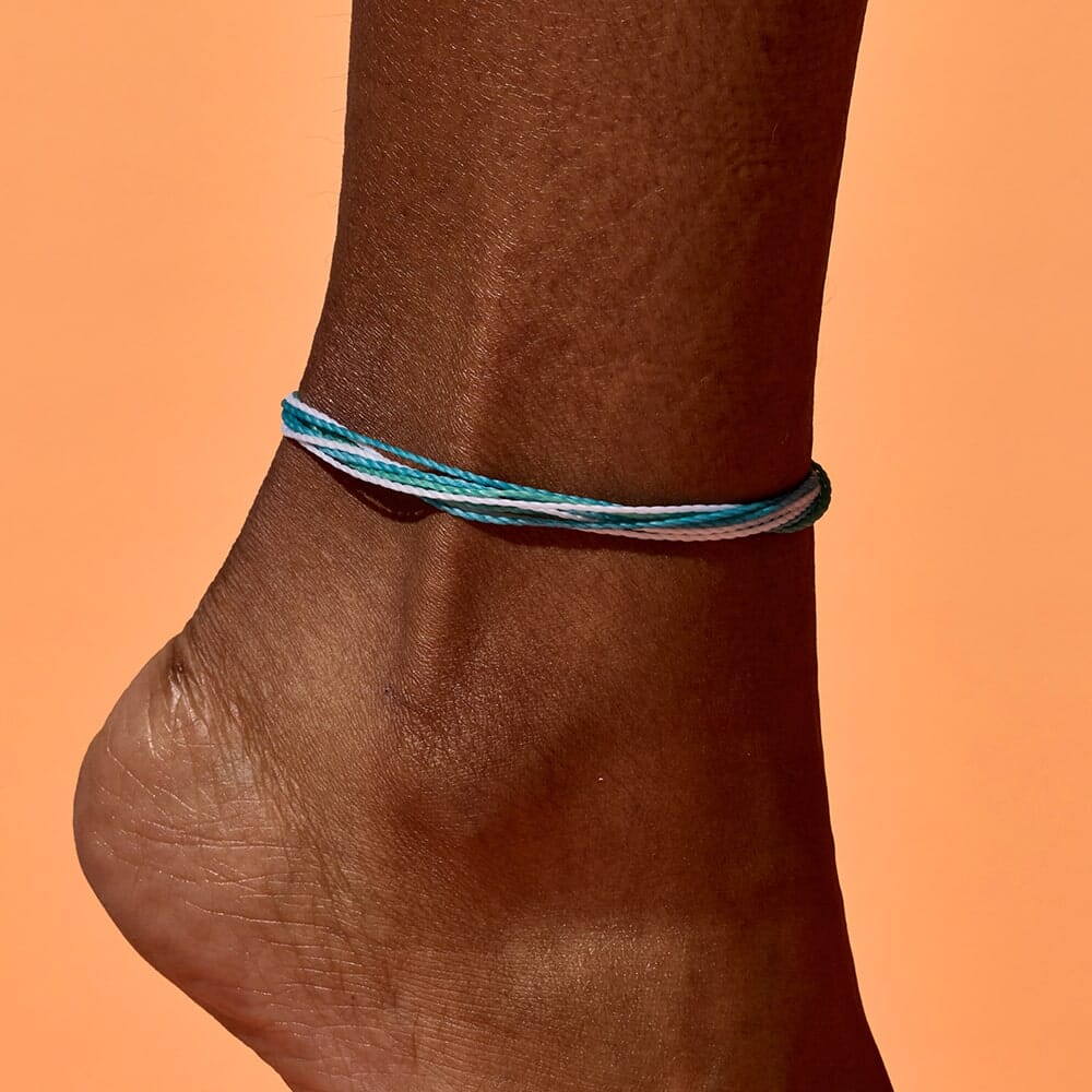 Beachside Blue String Anklet