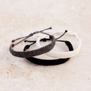 Flat Wide Woven Bracelet