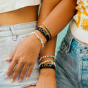 Woven Seed Bead Love Bracelet
