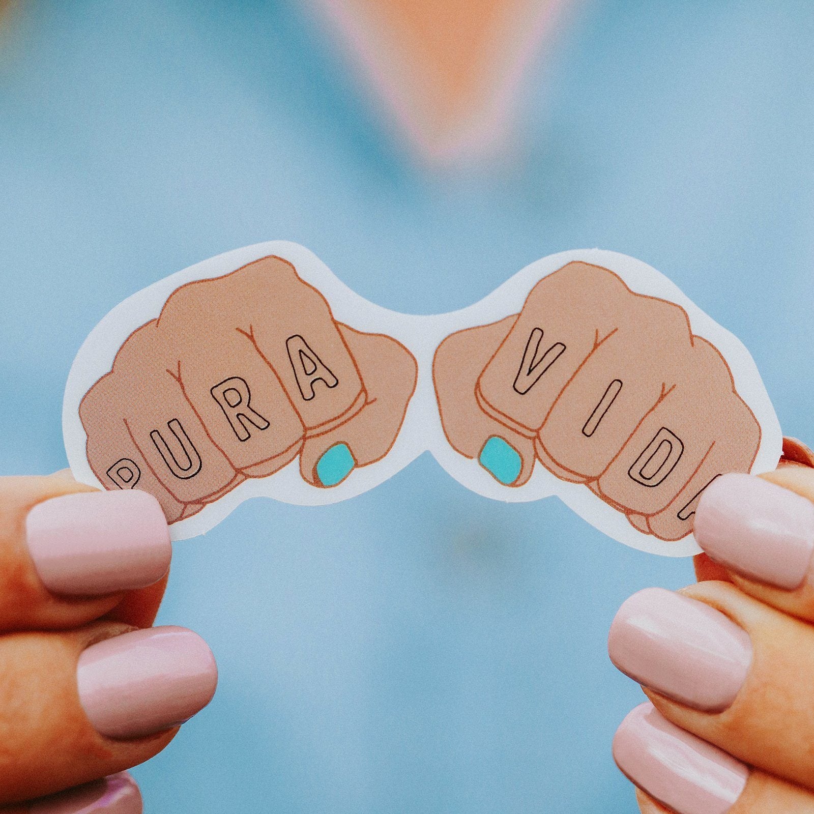 PV Knucks Sticker
